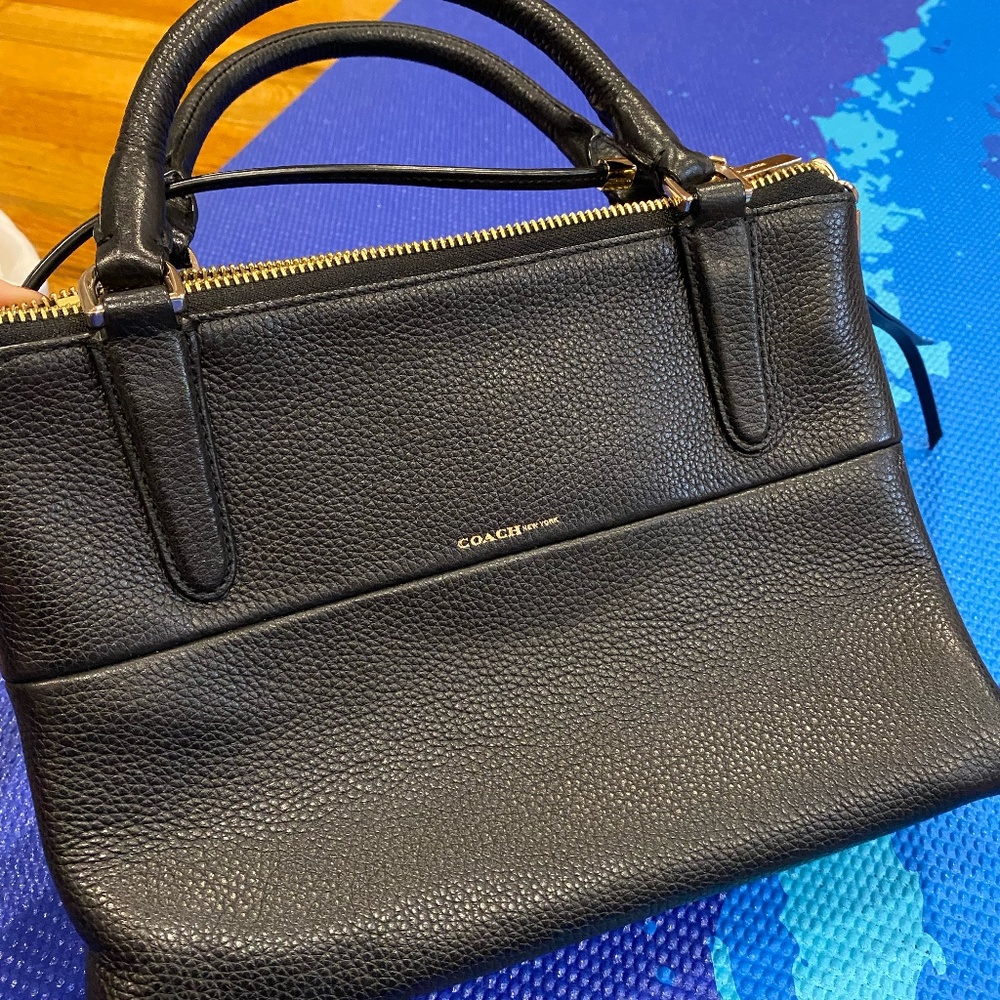 Black Leather Coach bag